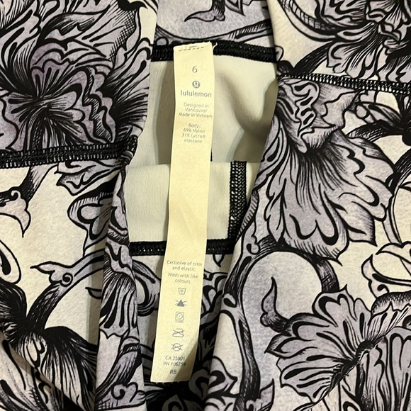 Lululemon Wunder Under Crop Hi-Rise Full-On Luxtreme 21" Starlight Multi Size 6 - Picture 6 of 9